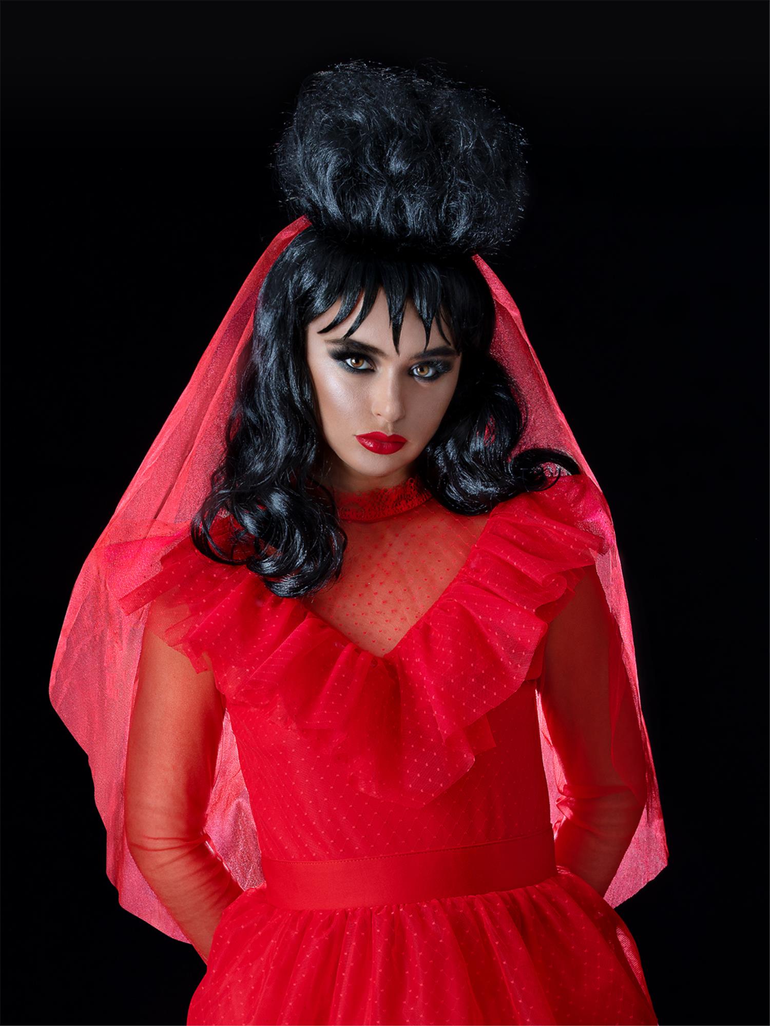 Beetlejuice Lydia Deetz Wig Smiffys Beetlejuice Lydia Deetz Wig Smiffys