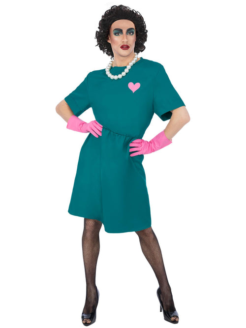 dr frank n furter green dress Rocky Horror Show Surgical Costume – Smiffys Black Tie Events H&M Divided Button-Front Black Color:SILVER