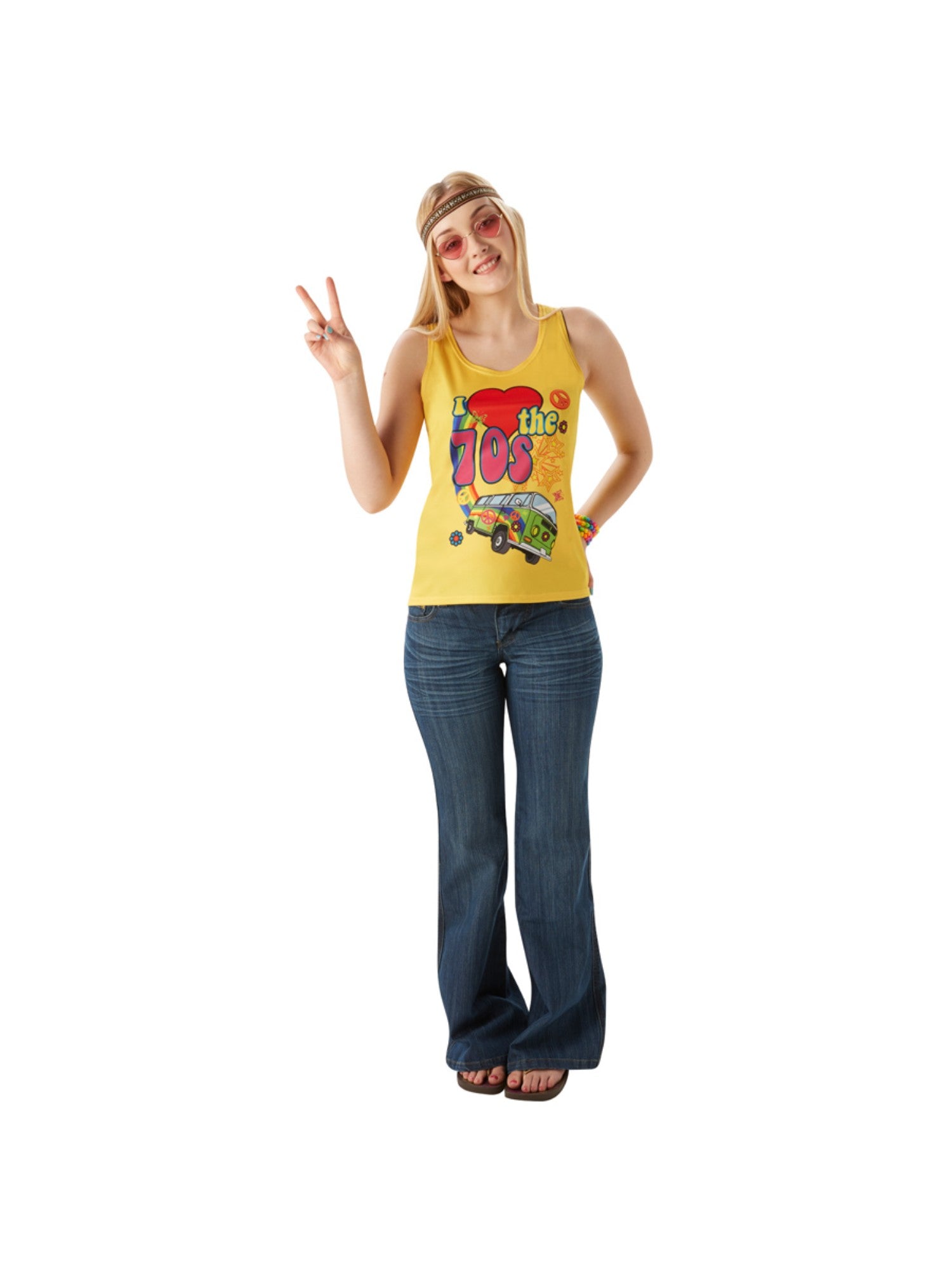 Adult I Love The 70's Vest Top