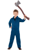 Kids Unisex Navy Boiler Suit Costume