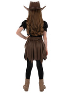 Kids Skeleton Cowgirl Costume