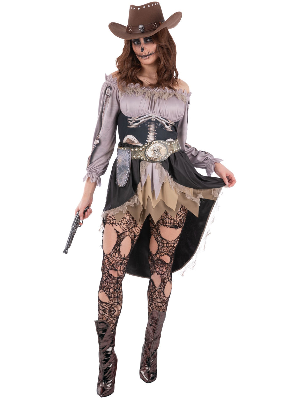 Skeleton Saloon Girl Costume