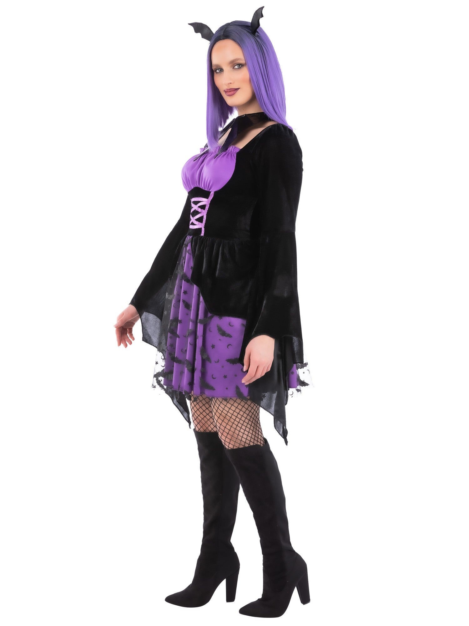 Purple Cosplay Vampiress Costume