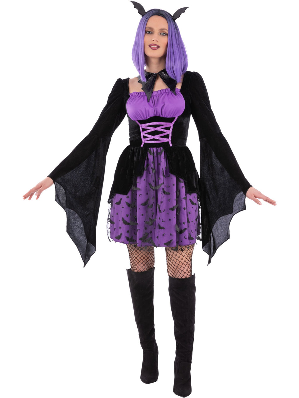 Purple Cosplay Vampiress Costume