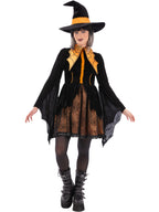 Orange Cosplay Spider Witch Costume