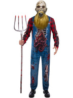 Hillbilly Zombie Mens Farmer Costume