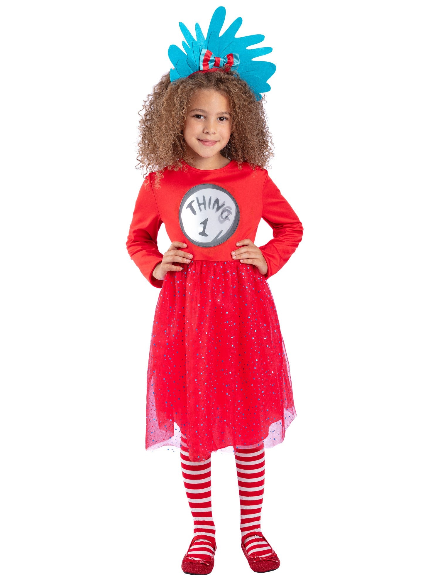 Dr Seuss Cat in the Hat, Thing 1 & 2 Dress Costume