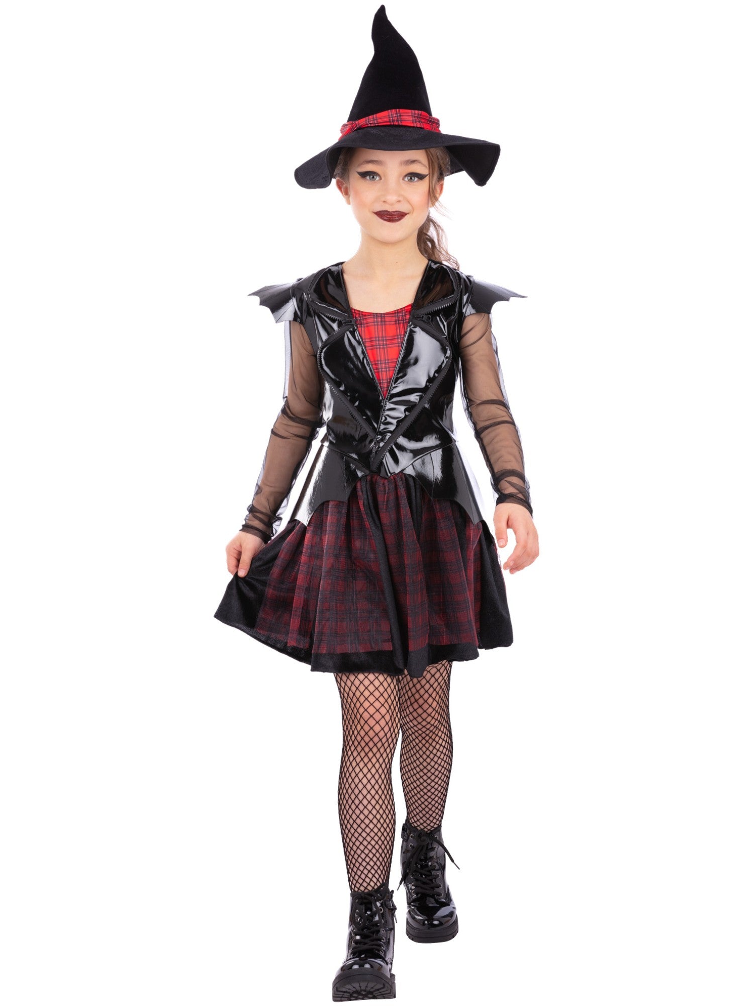 Girls Punk Witch Costume