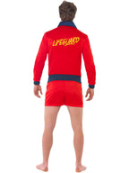 Men's Lifeguard Costume, Red