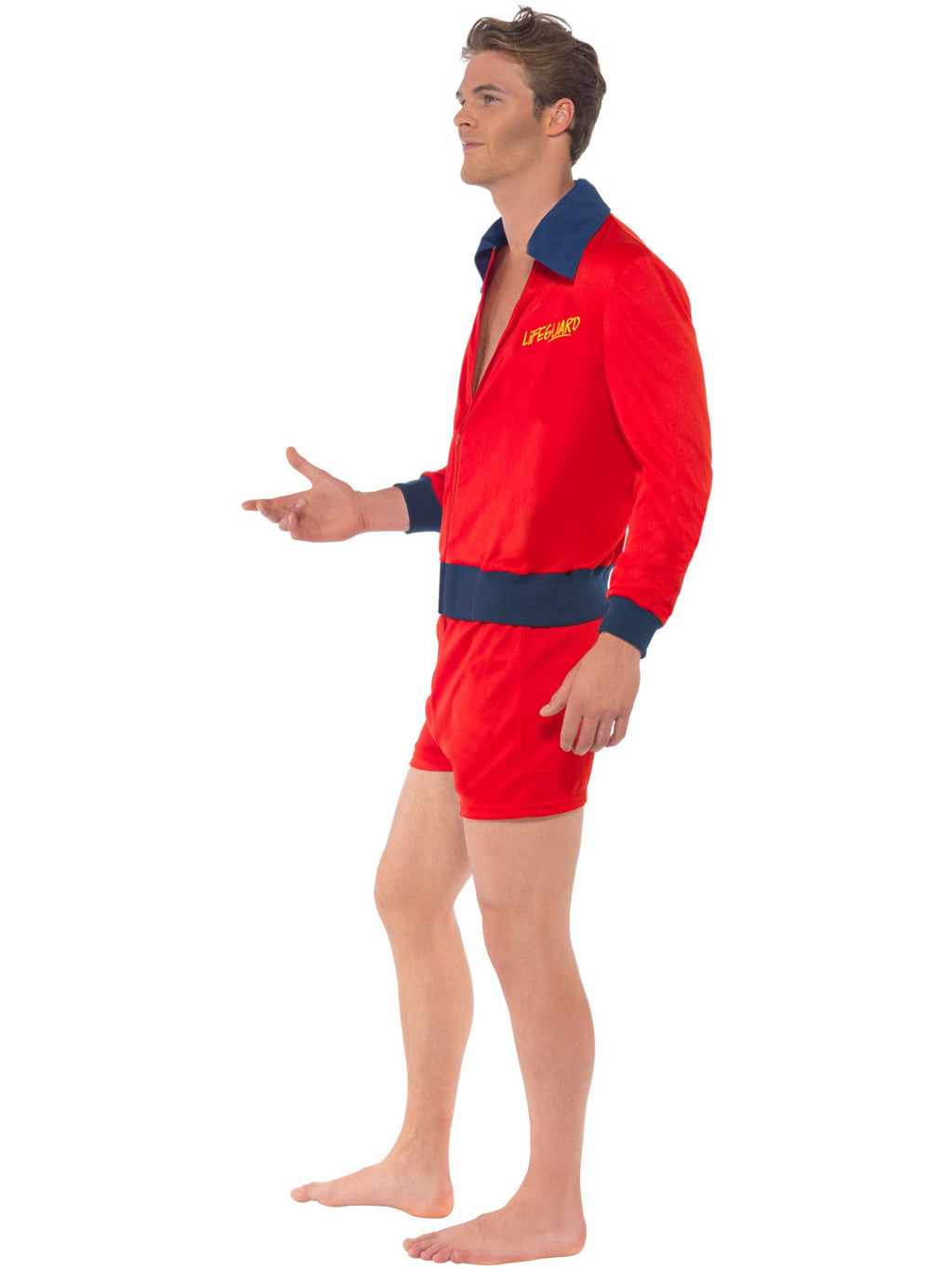 Men's Lifeguard Costume, Red