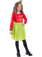 Dr Seuss The Grinch Santa Girls Costume