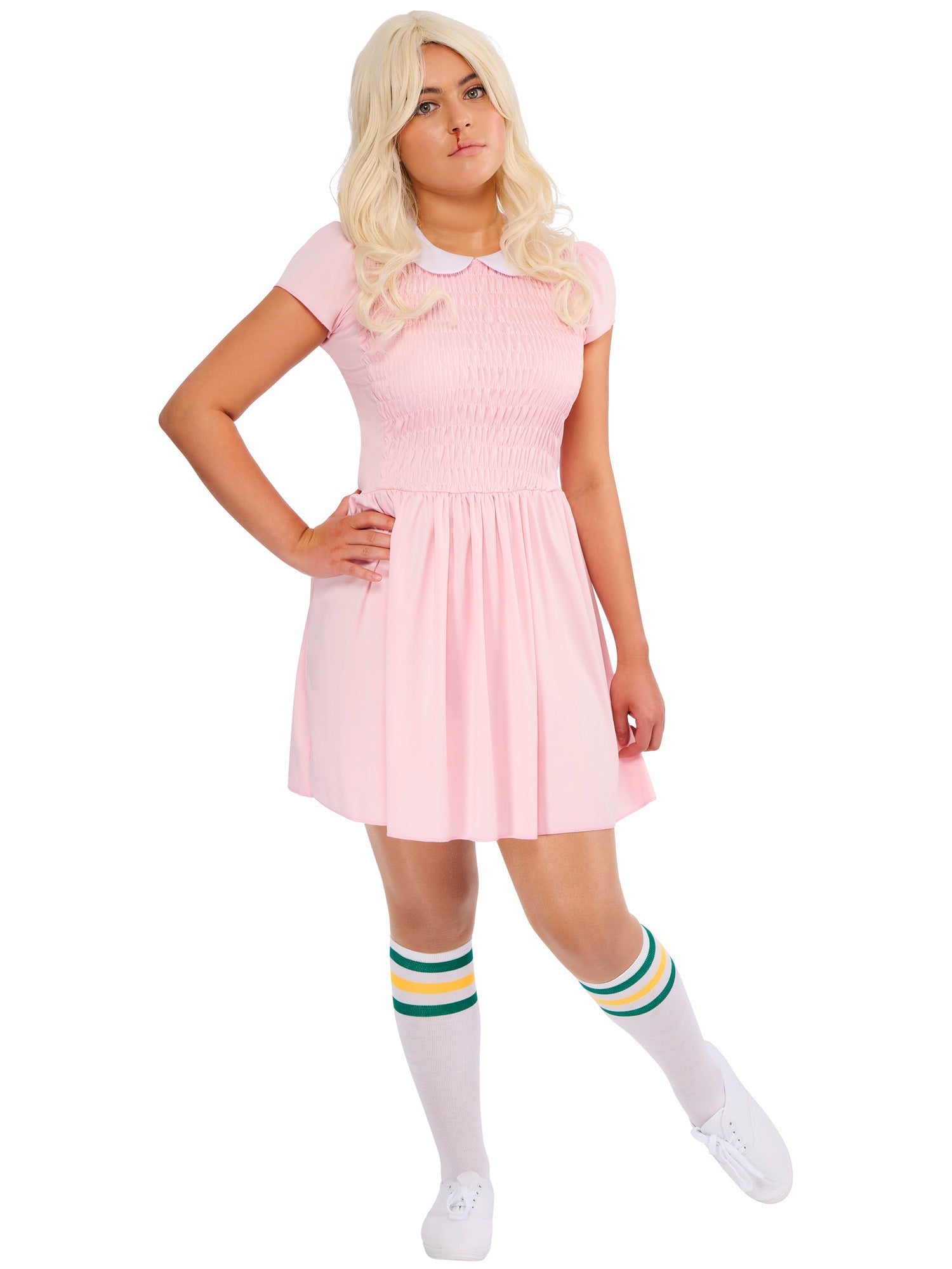 eleven stranger things pink dress Eleven Stranger Things Adults Costume – Smiffys