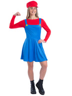 Red Plumber Costume Dress