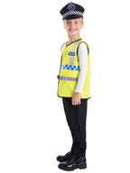 UK Police Kit with Vest, Hat & 5 Pieces Toy