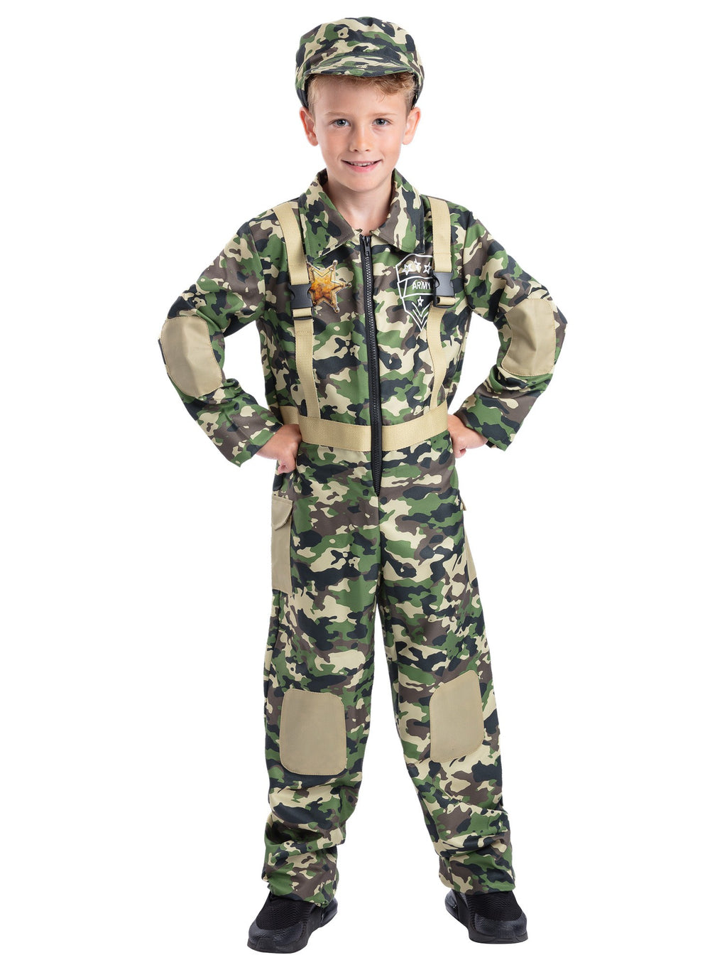 Army Costume with All in One & Hat