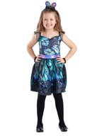 Dark Butterfly Girls Costume