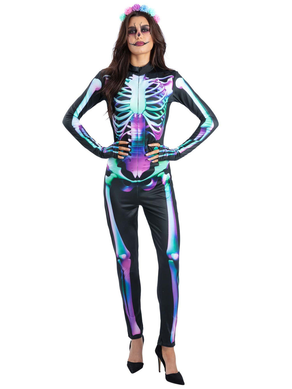 Bright Bones Skeleton Costume