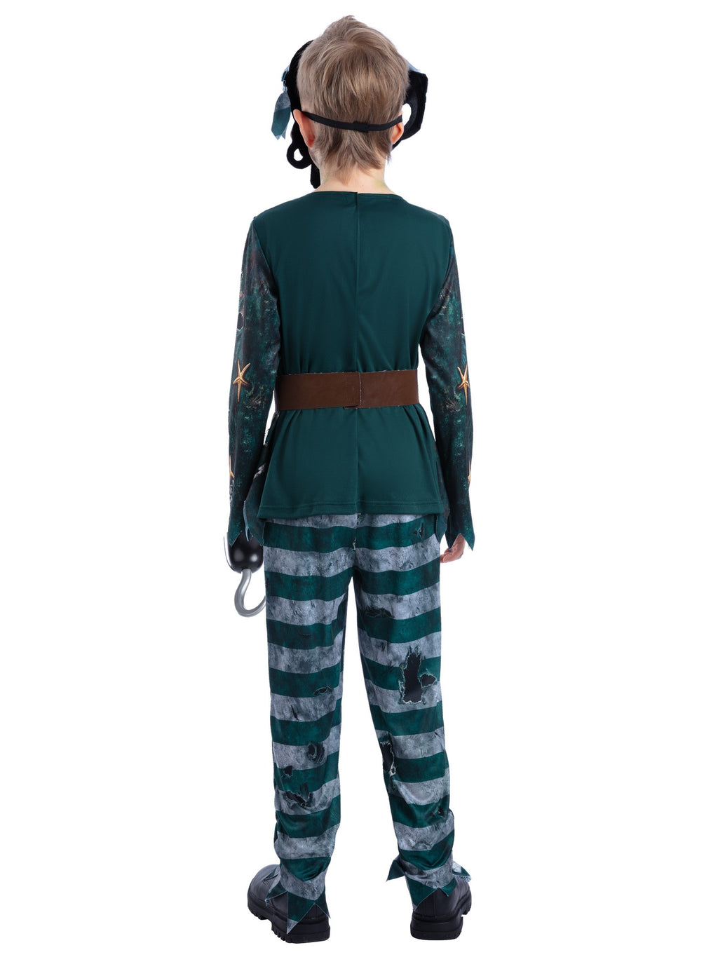 Skeleton Pirate Kids Deck Hand Costume