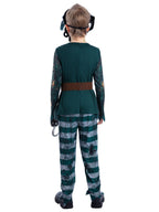 Skeleton Pirate Kids Deck Hand Costume