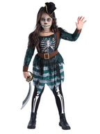 Skeleton Pirate Maiden Girls Costume
