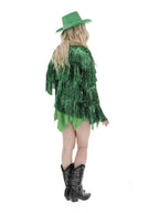 Fever Tinsel Festival Jacket, Green