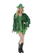 Fever Tinsel Festival Jacket, Green