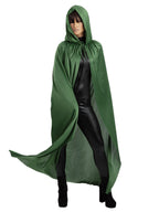 Unisex Green Hooded Cape