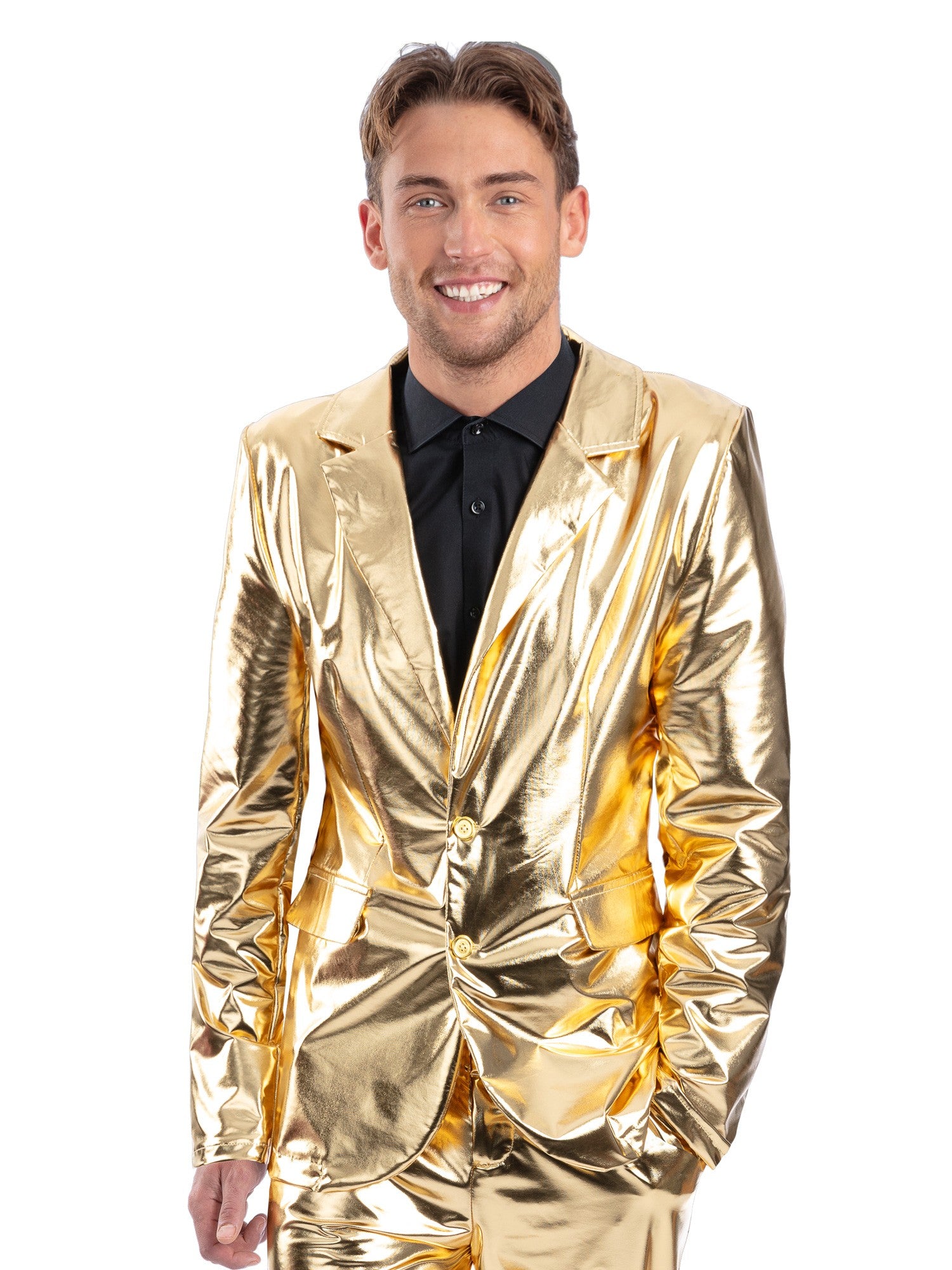 24 Carat Gold Jacket, Metallic Gold
