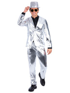 Sterling Silver Jacket, Metallic Silver
