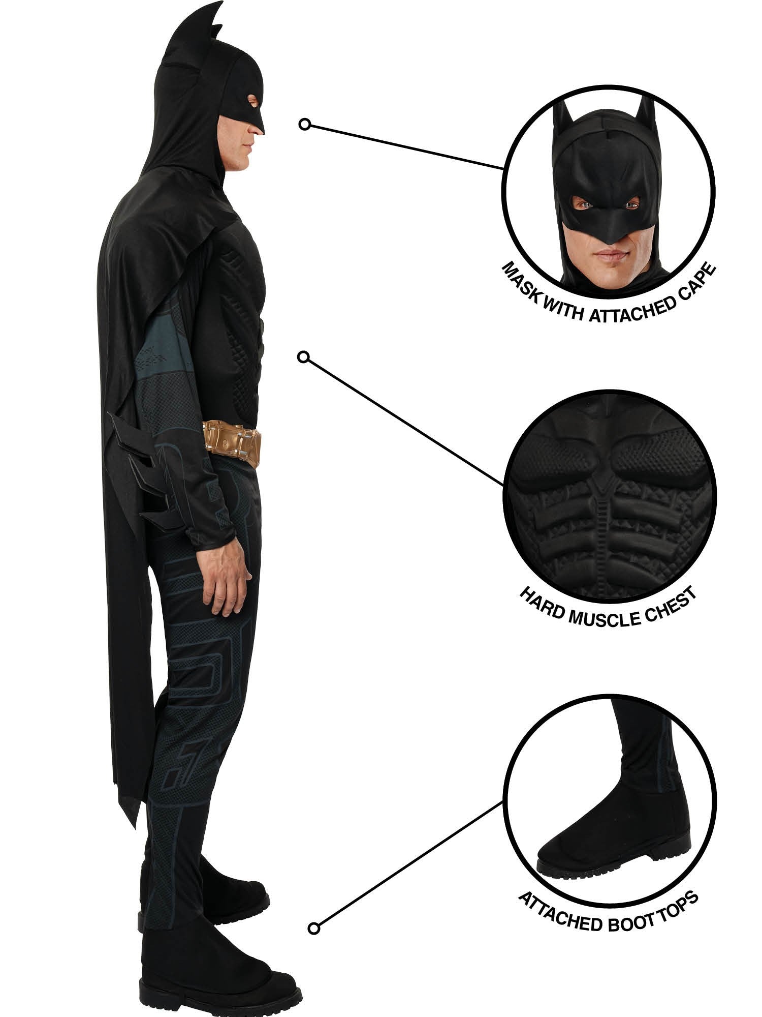Adult Deluxe Batman Costume