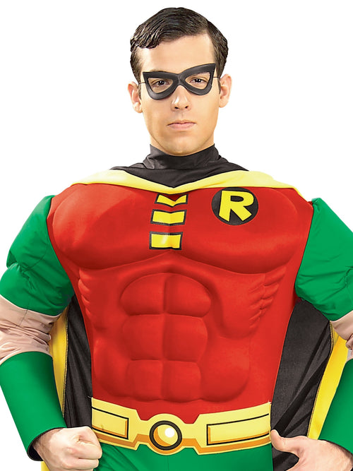 Adult Deluxe Muscle Chest Robin Costume