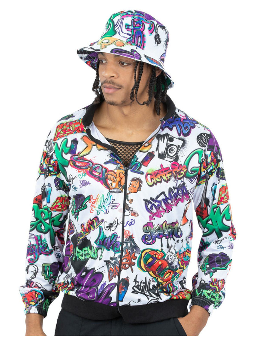 90s Hip Hop Graffiti Jacket