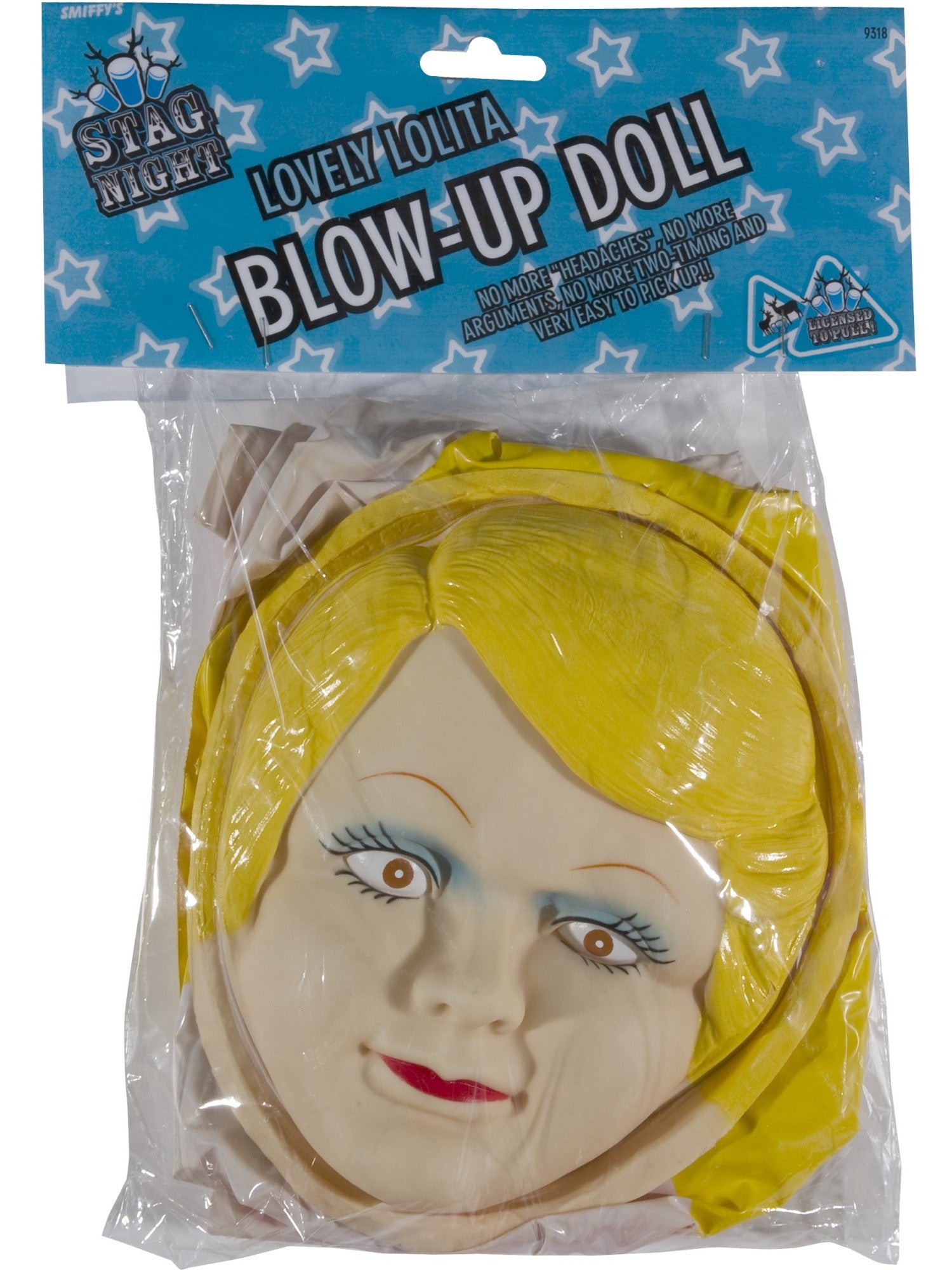 Blow-Up Doll, Female Smiffys Blow-Up Doll, Female Smiffys
