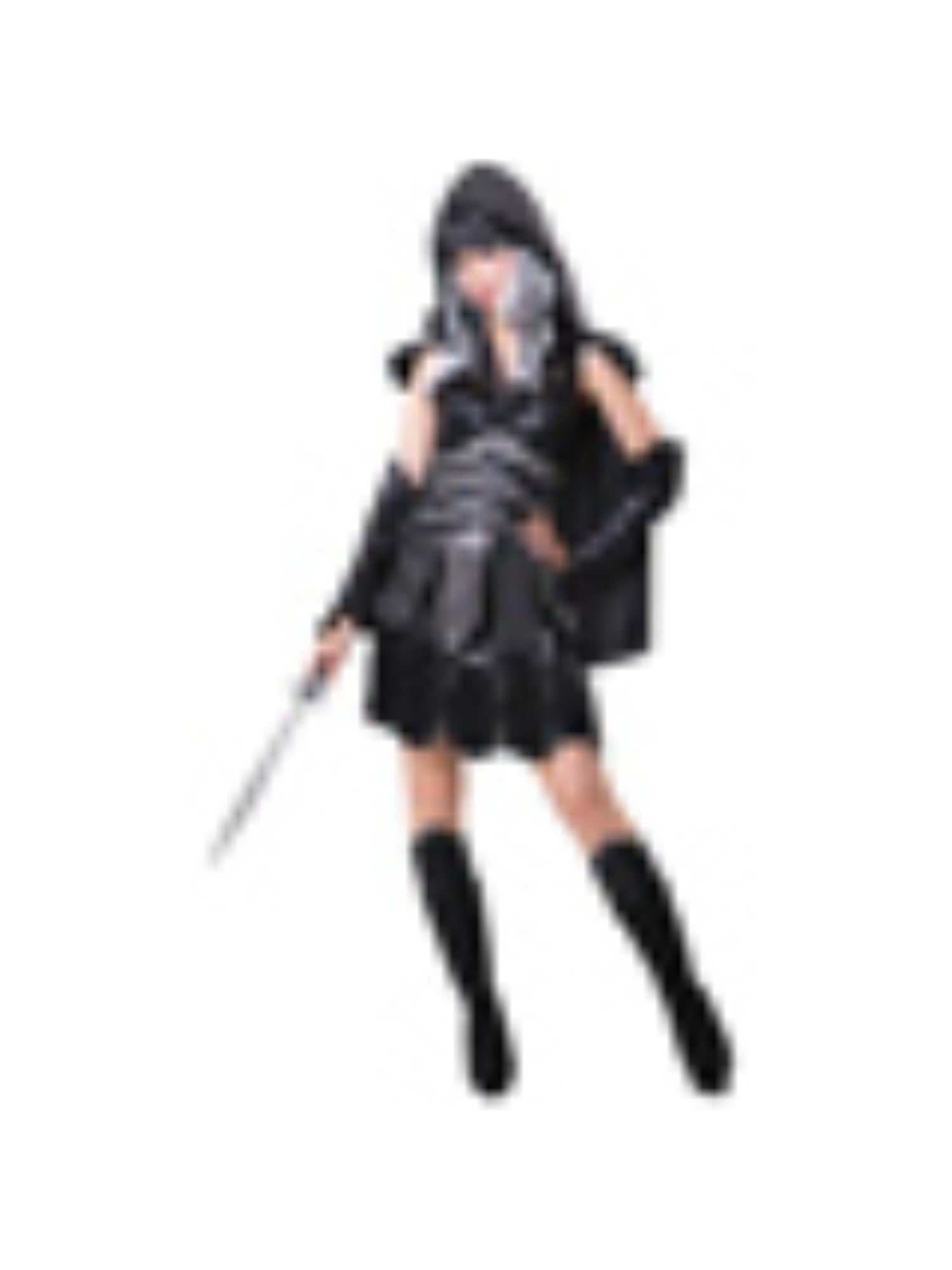 Adult Dark Warrior Lady Costume
