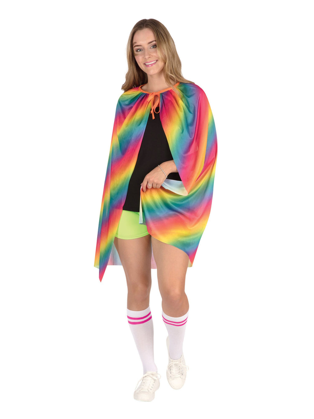 Rainbow Stripe Cape