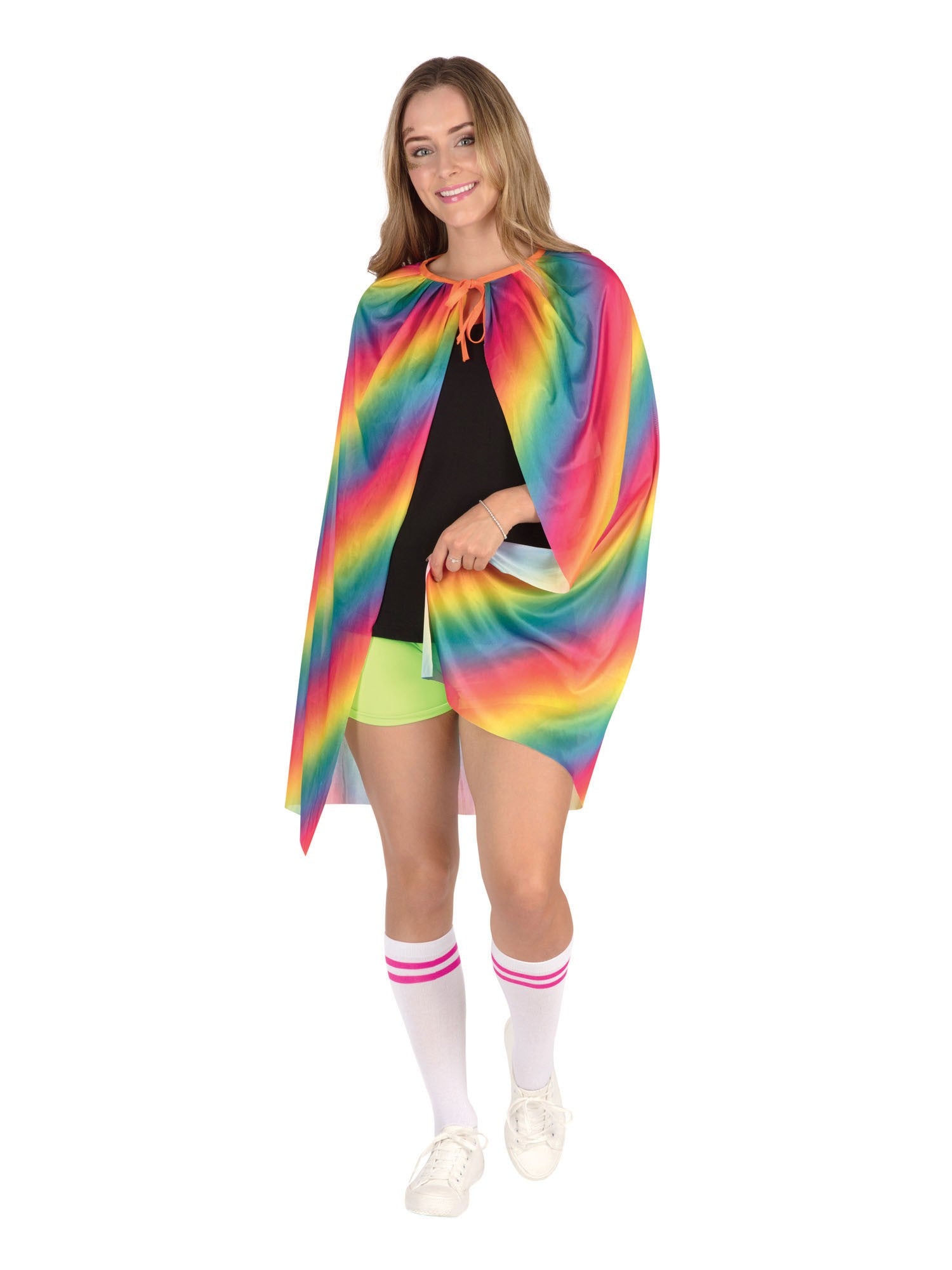 Rainbow Stripe Cape