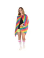 Rainbow Stripe Cape