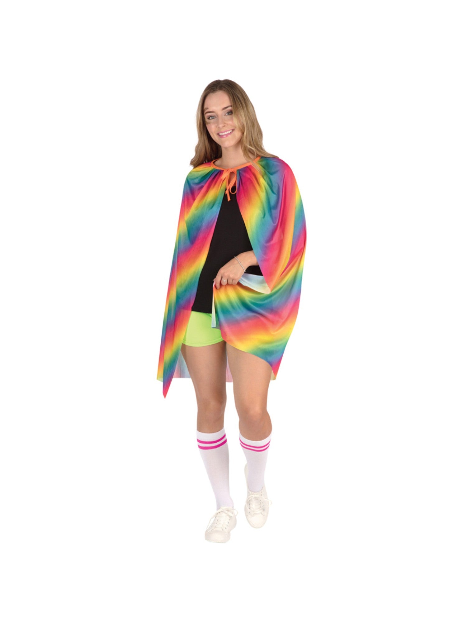 Rainbow Stripe Cape