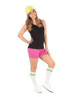 Adult Pink 80s Hotpants
