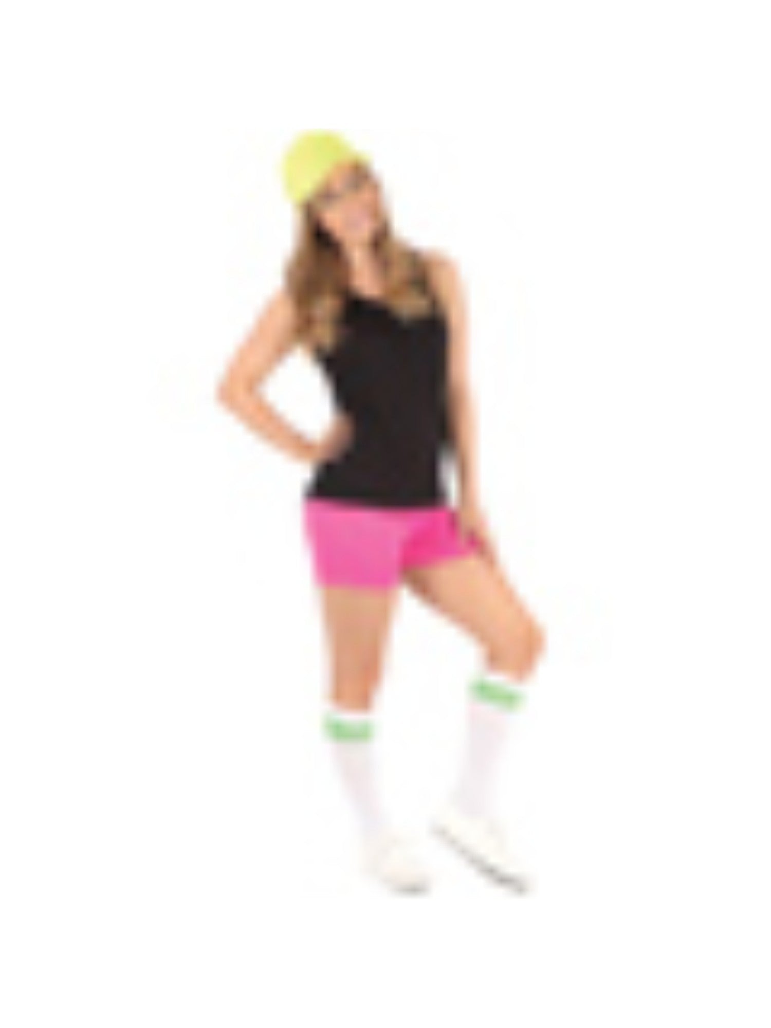 Adult Pink 80s Hotpants