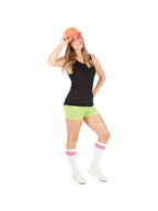 Adult Green 80s Hotpants
