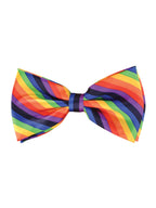 Rainbow Bow Tie Costume Accessory
