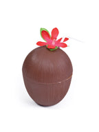 Coconut Cup Flower & Straw Costume Accessory