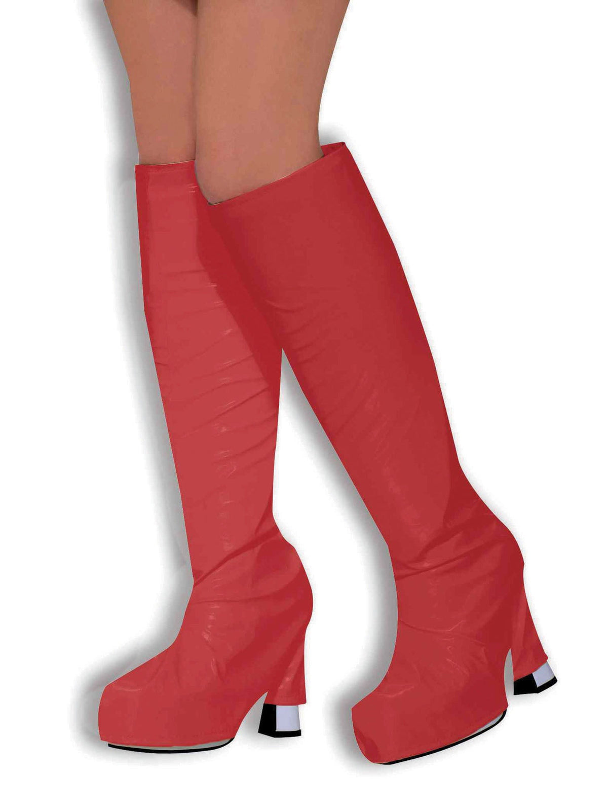 Red 60's Go Go Boot Tops