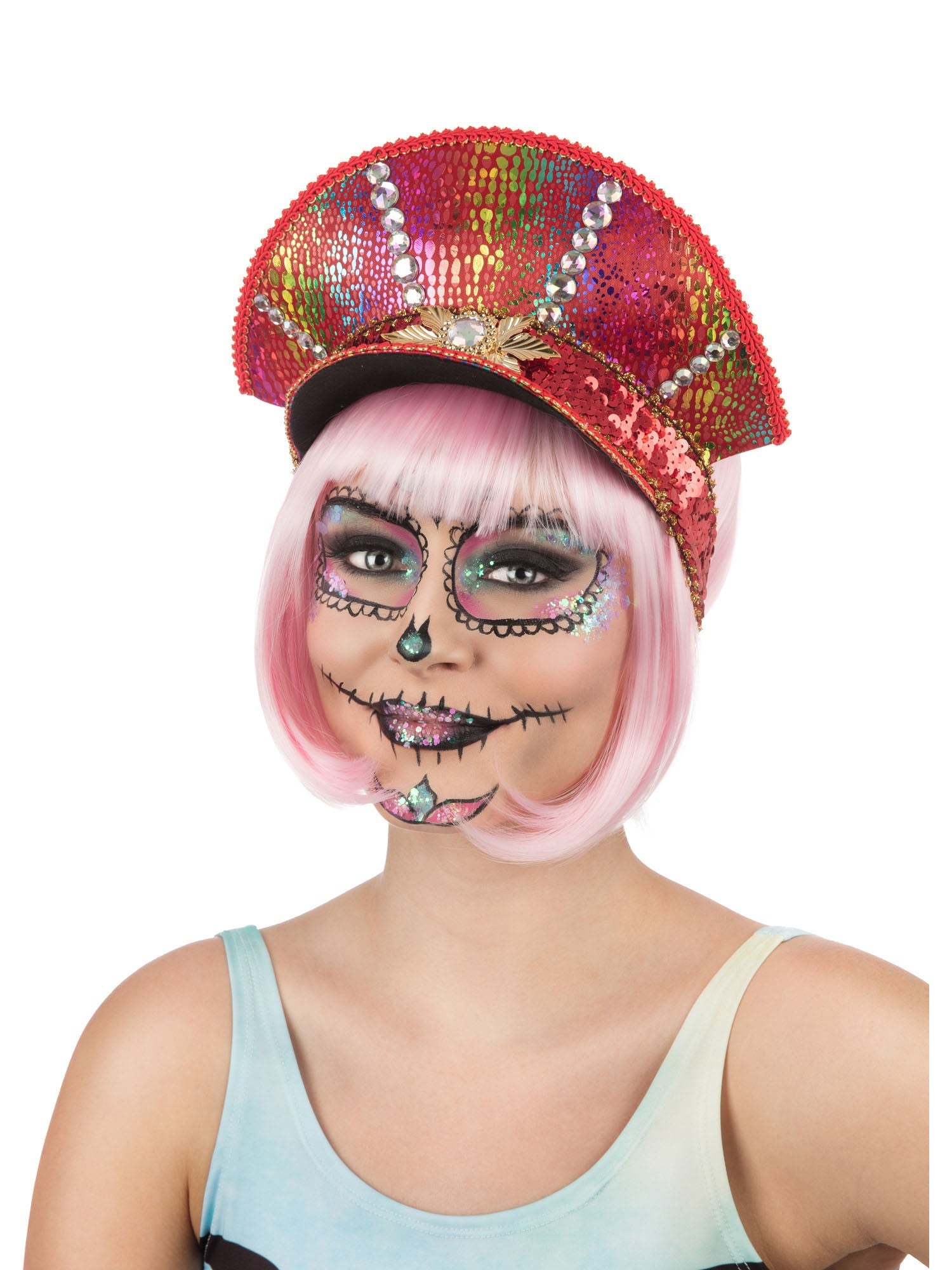 Pink Party Festival Military Hat