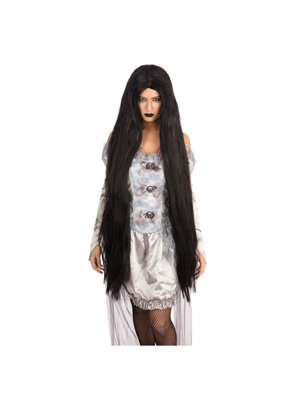Black Extra Long Witch Wig