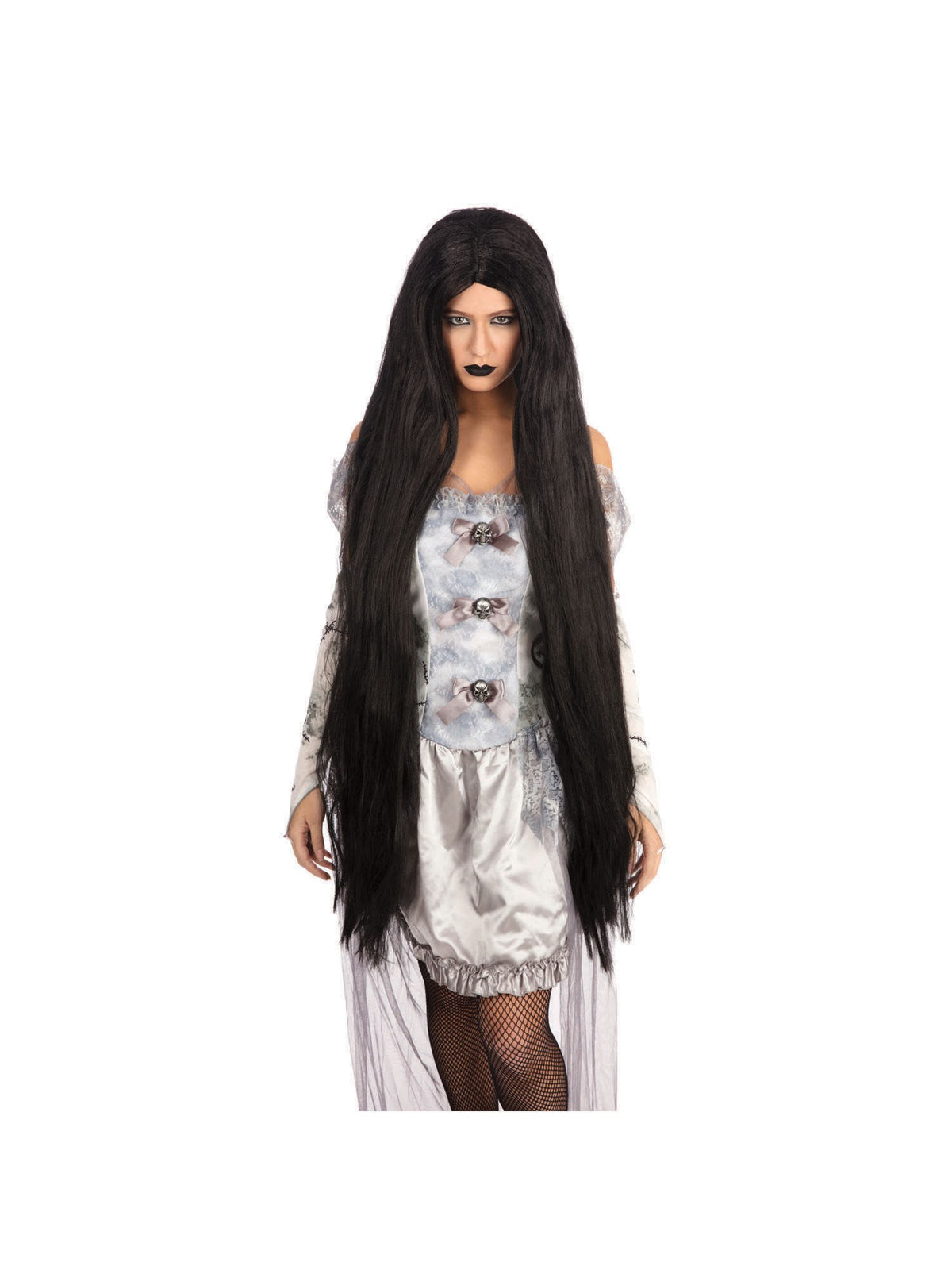 Black Extra Long Witch Wig