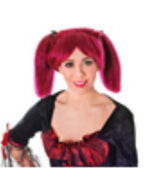Burgundy Steampunk Wig