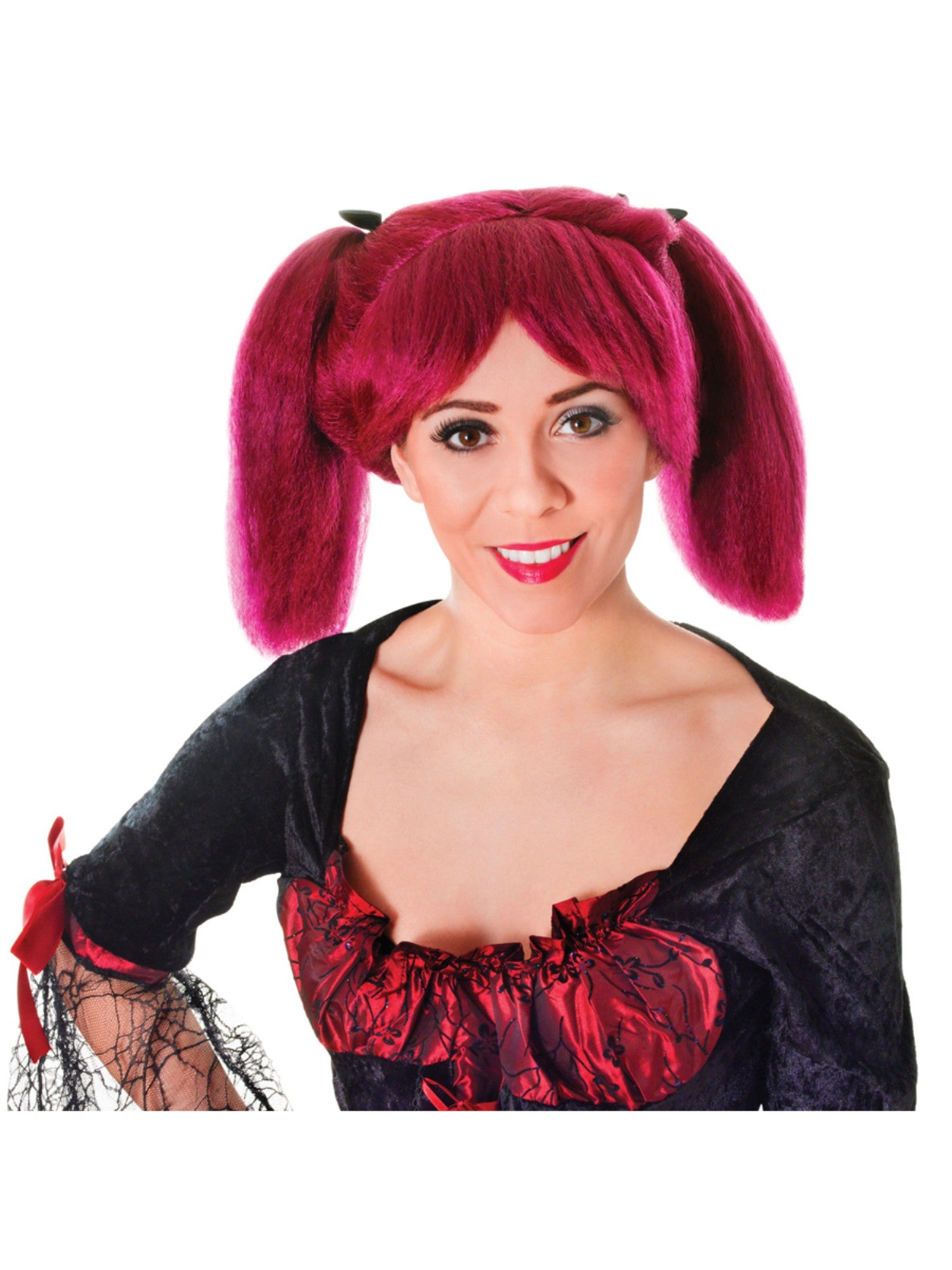 Burgundy Steampunk Wig