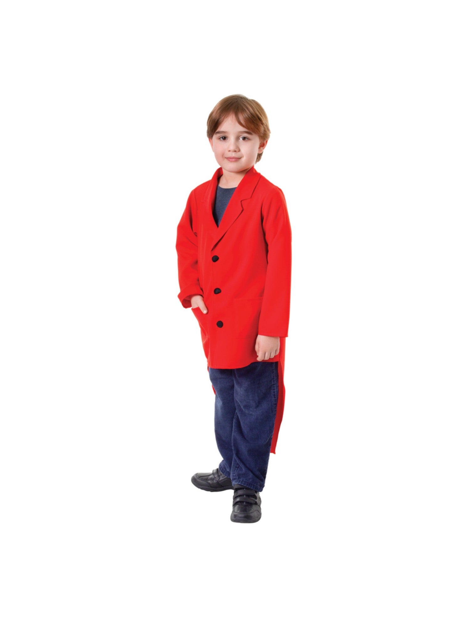 Kids Red Tailcoat Costume
